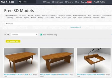 3d mili|50 Sites to Download Free 3D Models .
